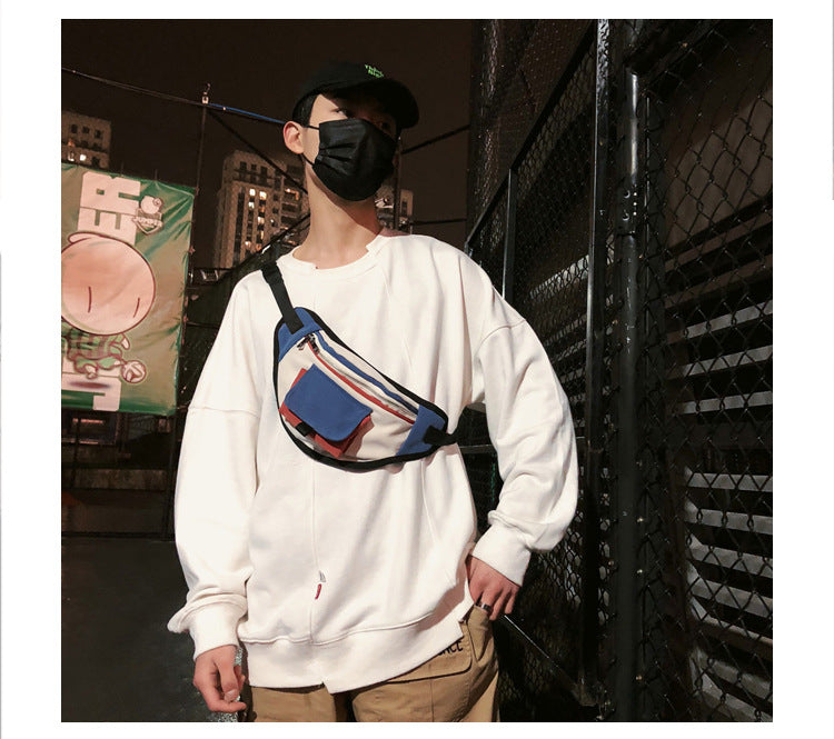 Men's And Women's Pockets Large-Capacity Mobile Phone Pockets Diagonal Women's Bags