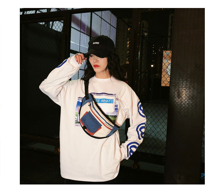 Men's And Women's Pockets Large-Capacity Mobile Phone Pockets Diagonal Women's Bags