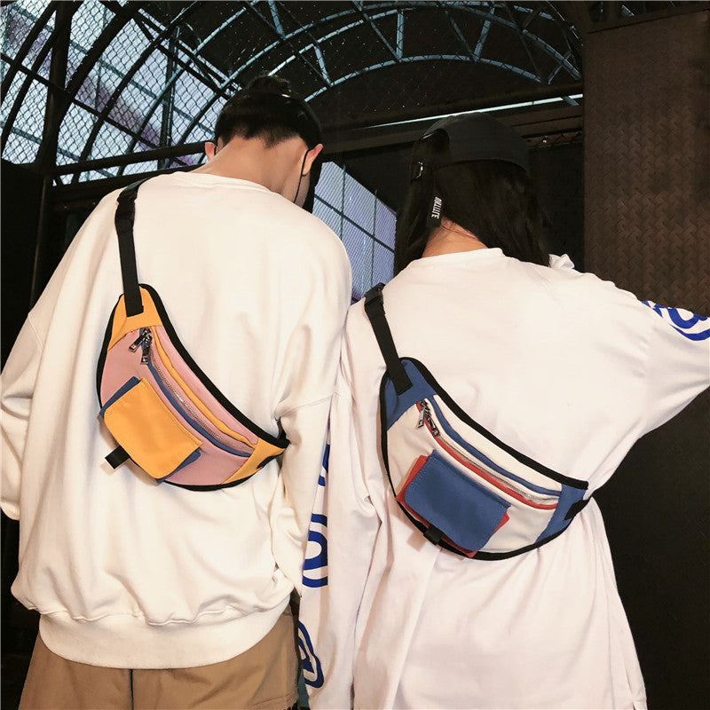 Men's And Women's Pockets Large-Capacity Mobile Phone Pockets Diagonal Women's Bags