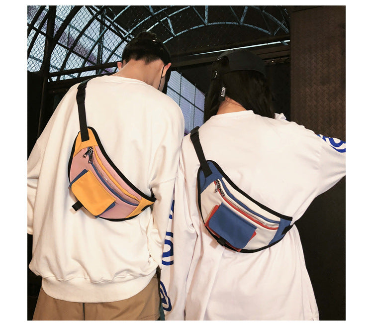 Men's And Women's Pockets Large-Capacity Mobile Phone Pockets Diagonal Women's Bags