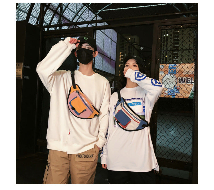 Men's And Women's Pockets Large-Capacity Mobile Phone Pockets Diagonal Women's Bags