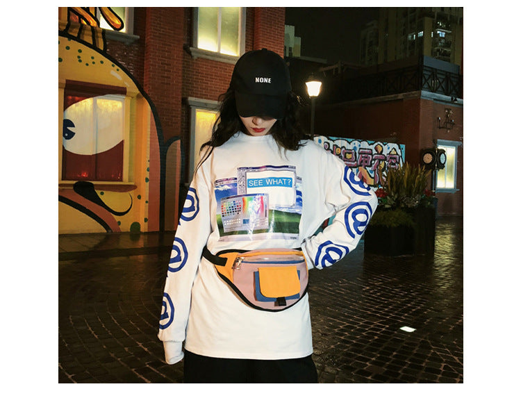 Men's And Women's Pockets Large-Capacity Mobile Phone Pockets Diagonal Women's Bags