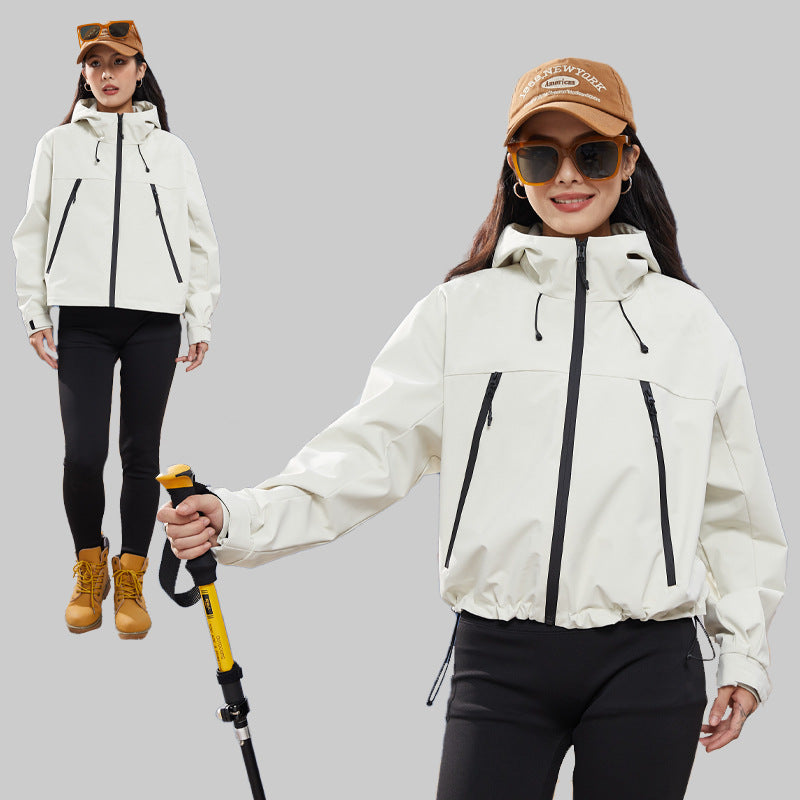 Teflon Three-proof Women's Gore-Tex Jacket Short