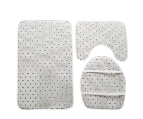 3 pcs shiny mermaid bathroom set - Muhaab