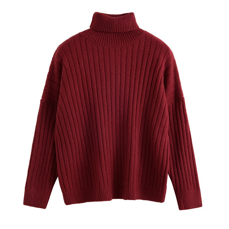 Turtleneck pullover top