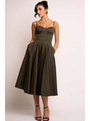 Corset Midi Dress