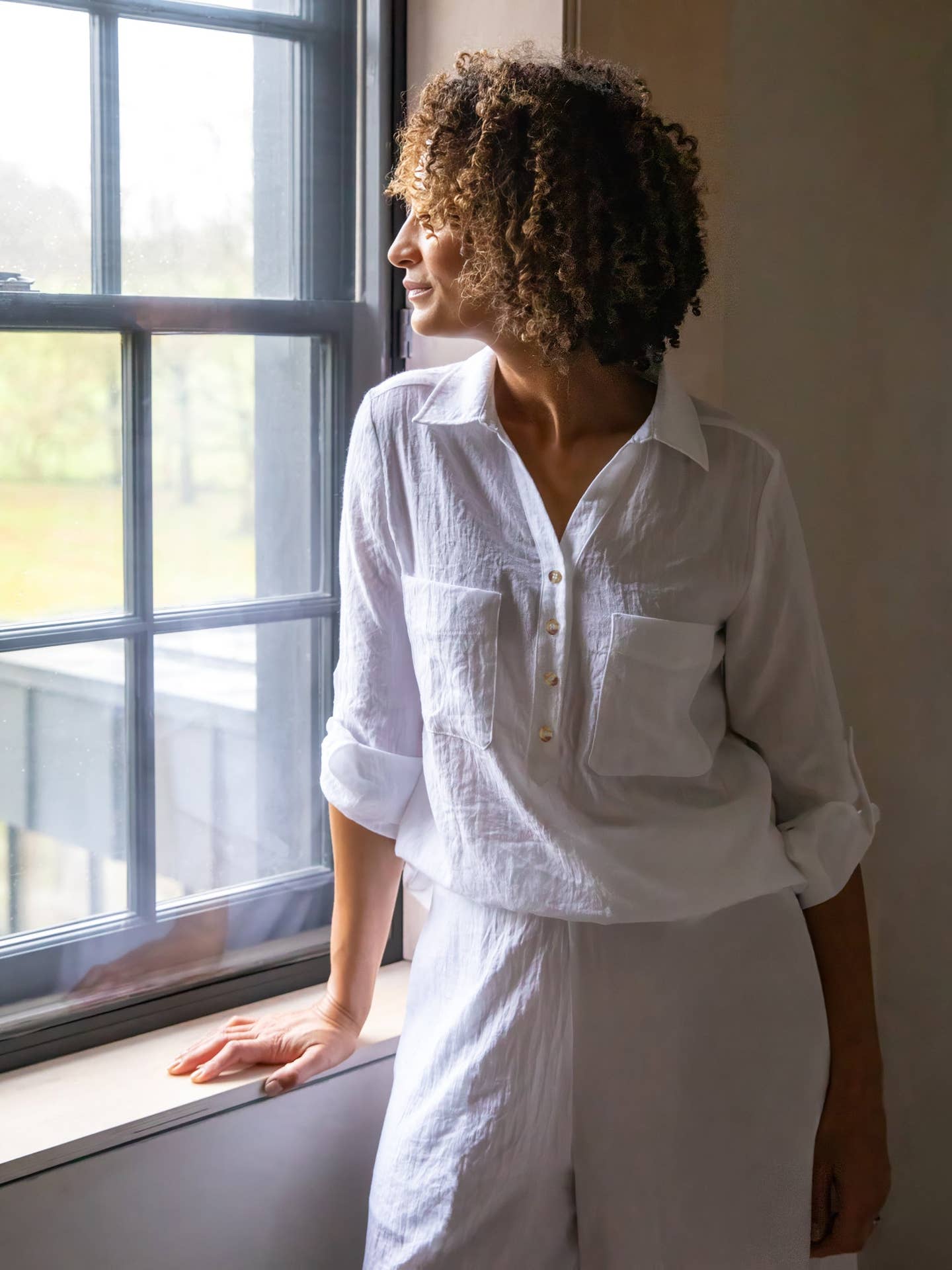 Zoe Shirt | White