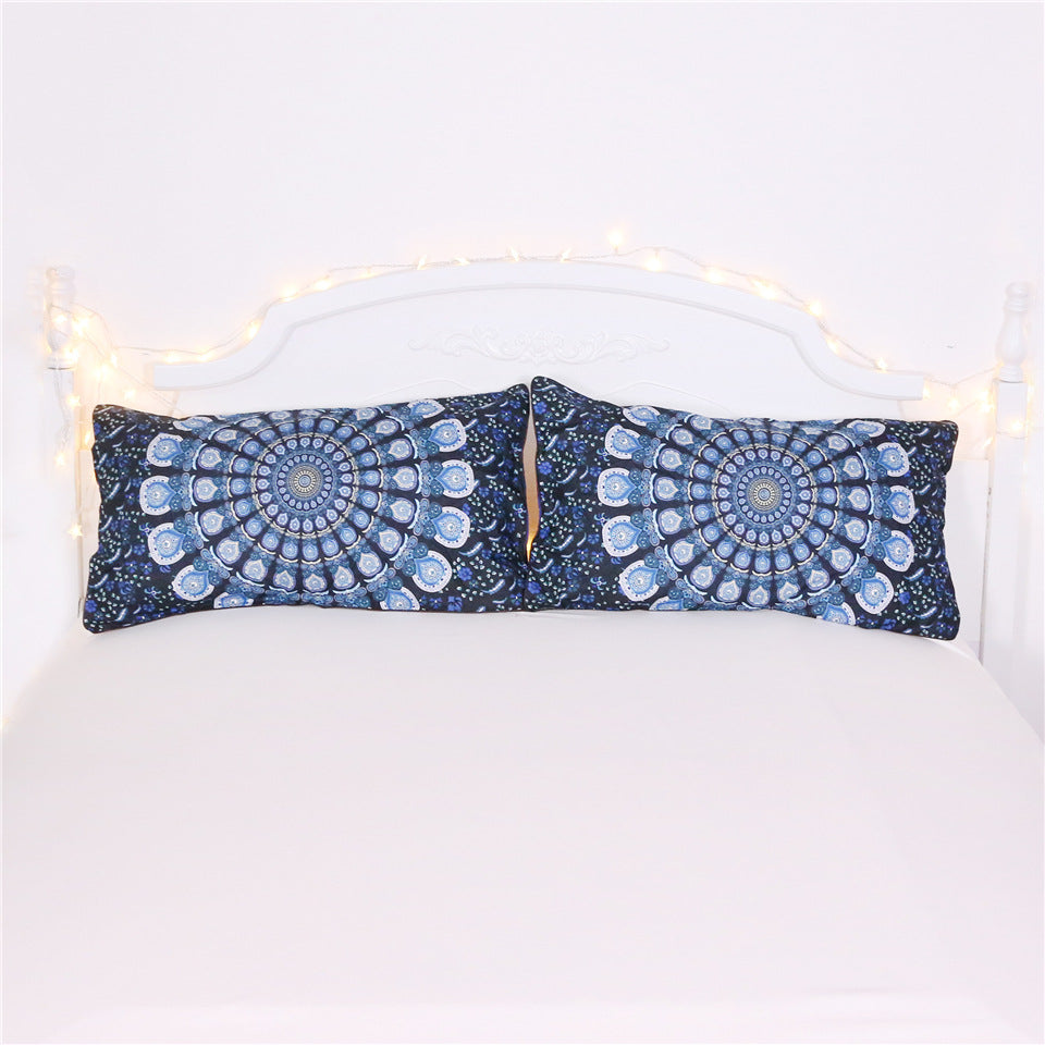 Blue Peacock Bedding - Muhaab