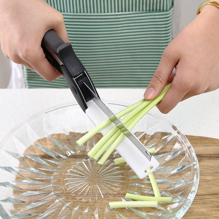 2-in-1 Kitchen Tool Multifunctional Vegetable Scissors - Muhaab