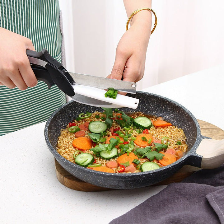 2-in-1 Kitchen Tool Multifunctional Vegetable Scissors - Muhaab