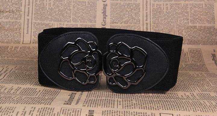 3 Women's Belts Elastic Belts - Muhaab