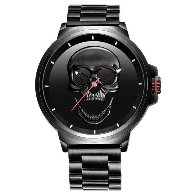 3D Black Watch Pirate Skull - Muhaab