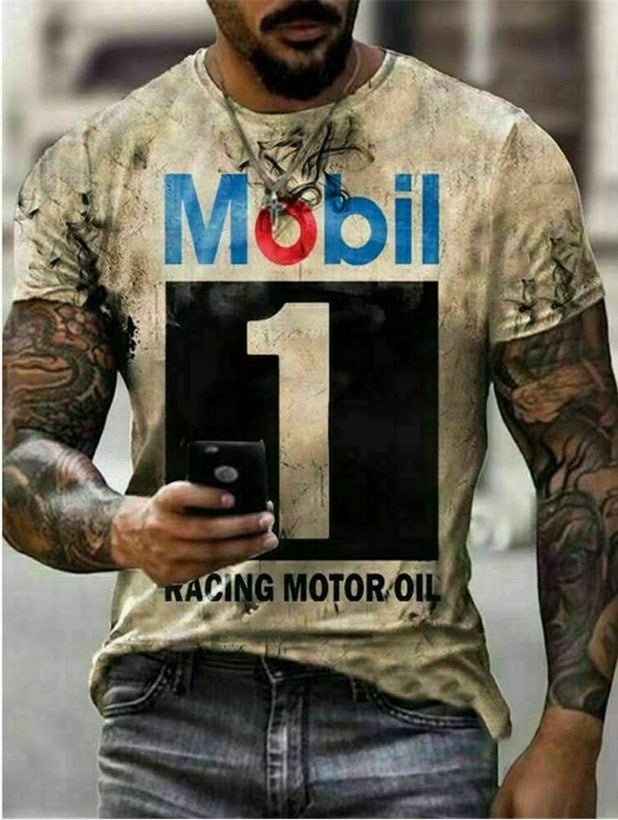 3D Printing Skull Spades T-Shirt Fashion Street Men - Muhaab