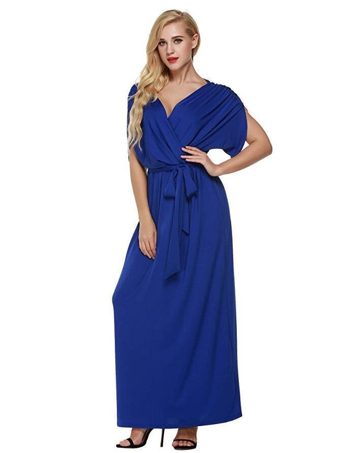 4XL Big Size Dress Elegant Women Long Dresses - Muhaab