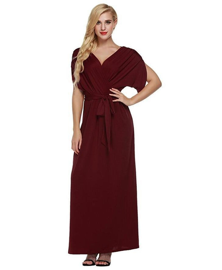 4XL Big Size Dress Elegant Women Long Dresses - Muhaab