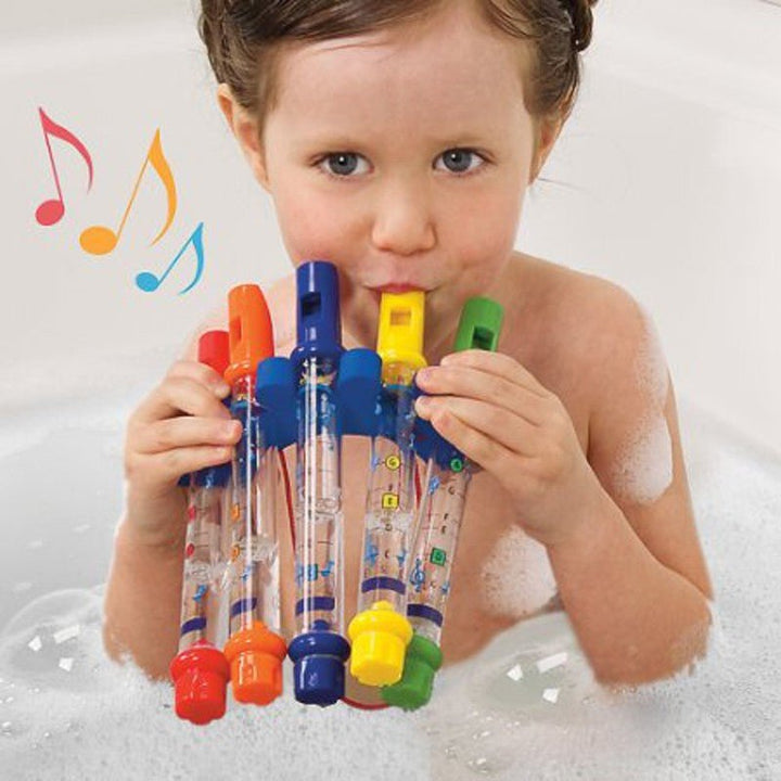 5pcs Lot Kids Bathtime Fun Water Flutes Set Bath For Bathing Shower Toys Musical Boys Girls - Muhaab