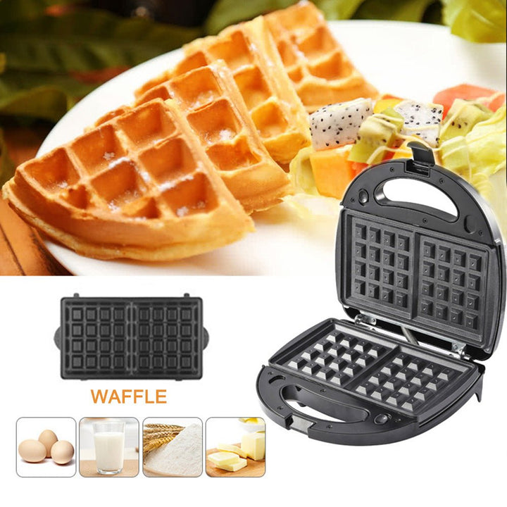 6-in-1 Waffle Maker EU Plug Sandwich Maker - Muhaab