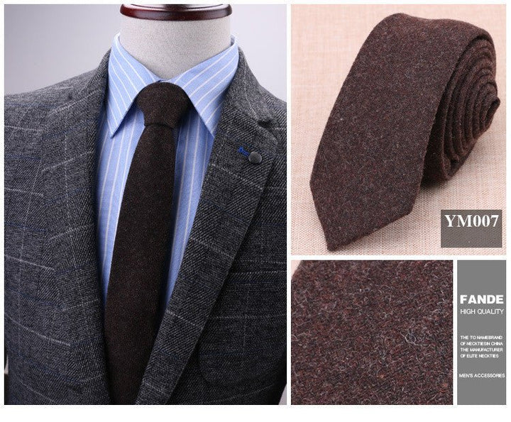 6cm wool tie - Muhaab