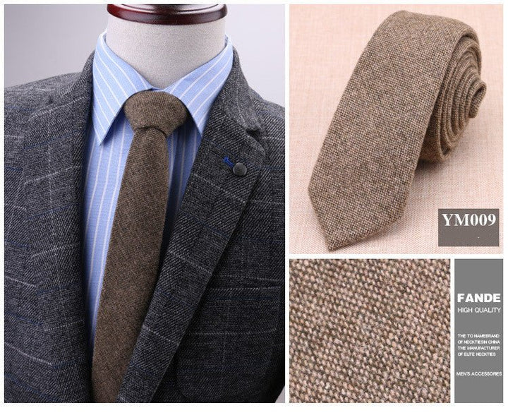 6cm wool tie - Muhaab