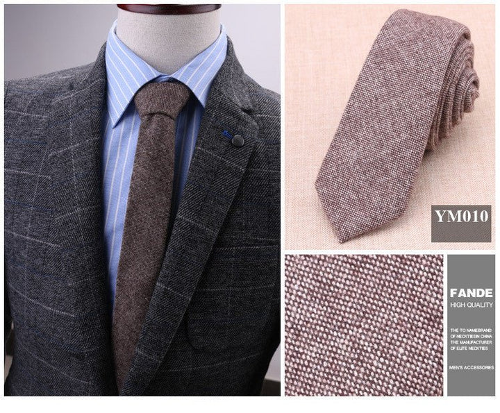 6cm wool tie - Muhaab