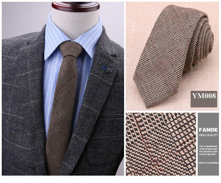 6cm wool tie - Muhaab