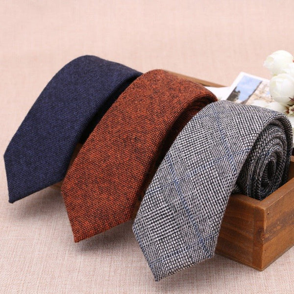 6cm wool tie - Muhaab