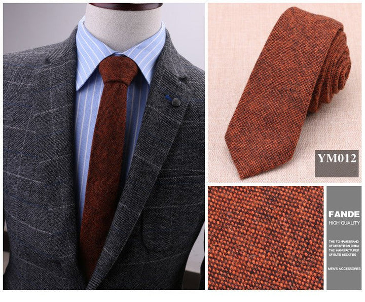 6cm wool tie - Muhaab