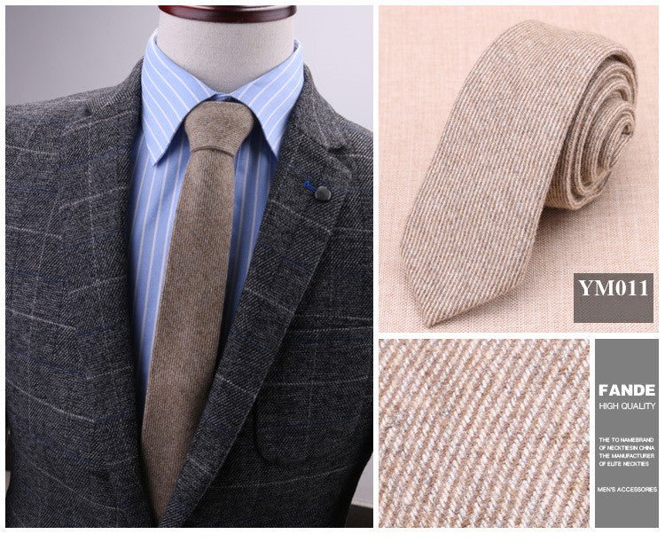 6cm wool tie - Muhaab