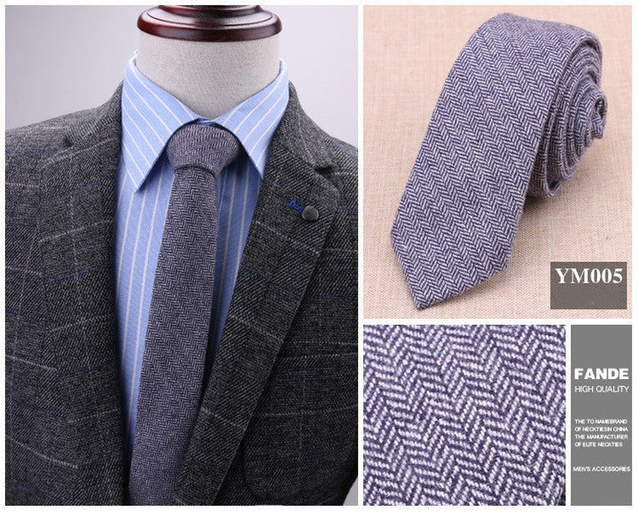 6cm wool tie - Muhaab