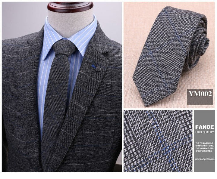 6cm wool tie - Muhaab