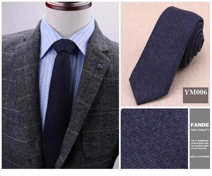 6cm wool tie - Muhaab