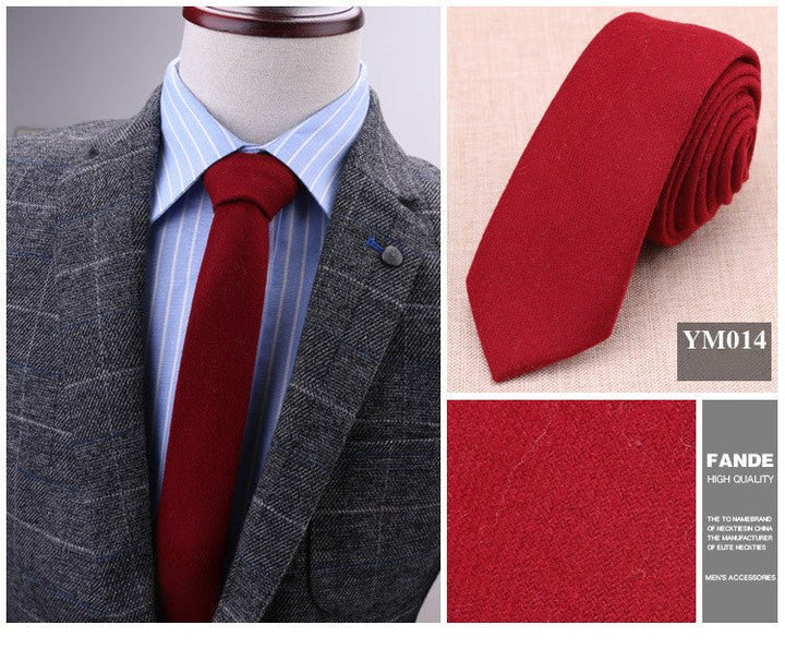 6cm wool tie - Muhaab