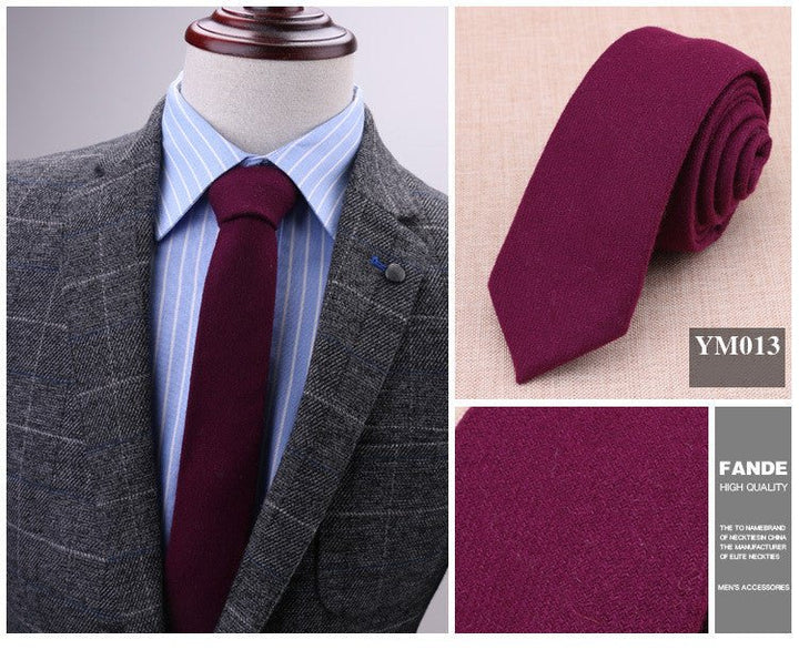 6cm wool tie - Muhaab