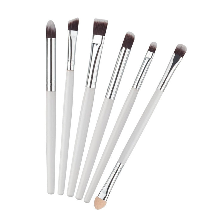 6PCS eye makeup cosmetics 2021 Brushes Set for Eyeshadow eyebrow lip eyeliner brush beauty make up tools - Muhaab