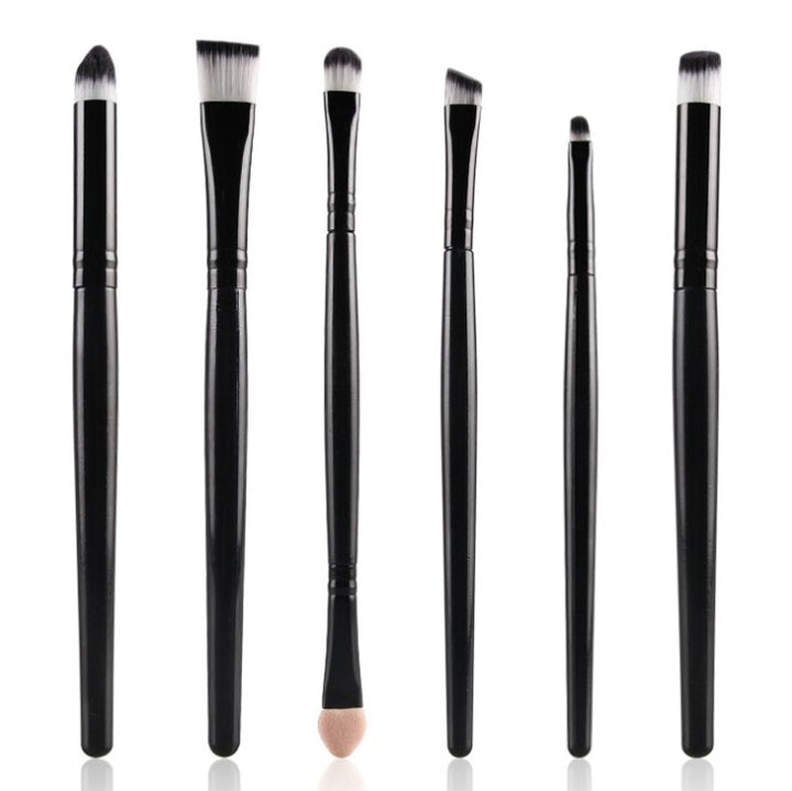 6PCS eye makeup cosmetics 2021 Brushes Set for Eyeshadow eyebrow lip eyeliner brush beauty make up tools - Muhaab