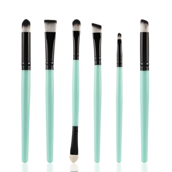 6PCS eye makeup cosmetics 2021 Brushes Set for Eyeshadow eyebrow lip eyeliner brush beauty make up tools - Muhaab