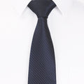 8CM Polyester Hand Tie Men's Tie Business Formal Wear Corduroy Dark Striped Tie Wholesale - Muhaab