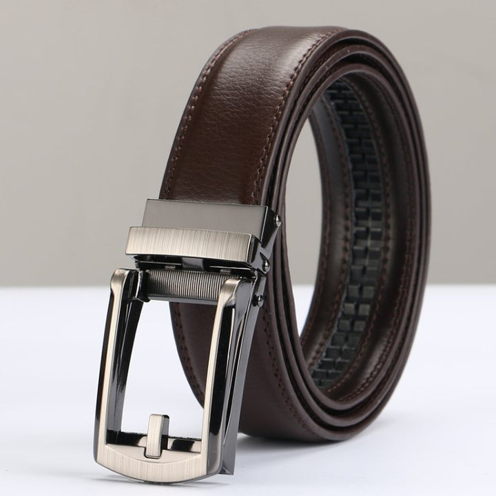 Adjustable Holeless Leather Belts - Muhaab