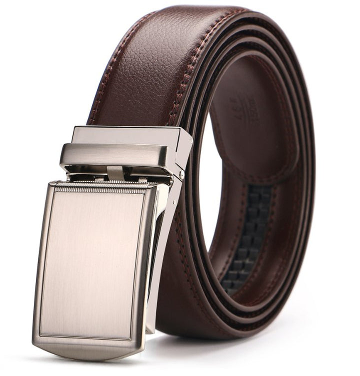 Adjustable Holeless Leather Belts - Muhaab