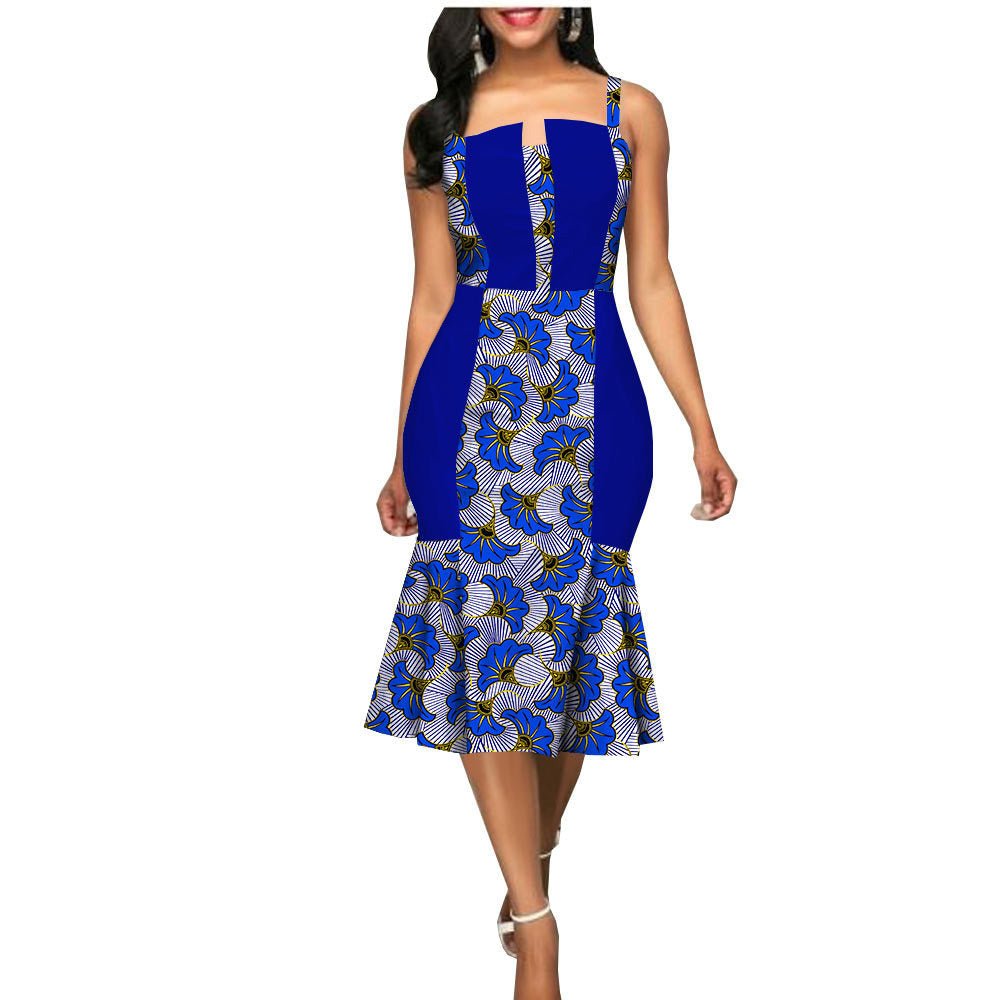 African Custom Summer Dress Women'S Party Dress African Clothes Summer Dress - Muhaab