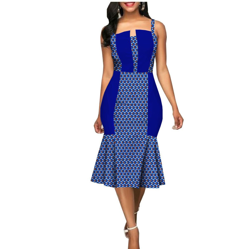 African Custom Summer Dress Women'S Party Dress African Clothes Summer Dress - Muhaab