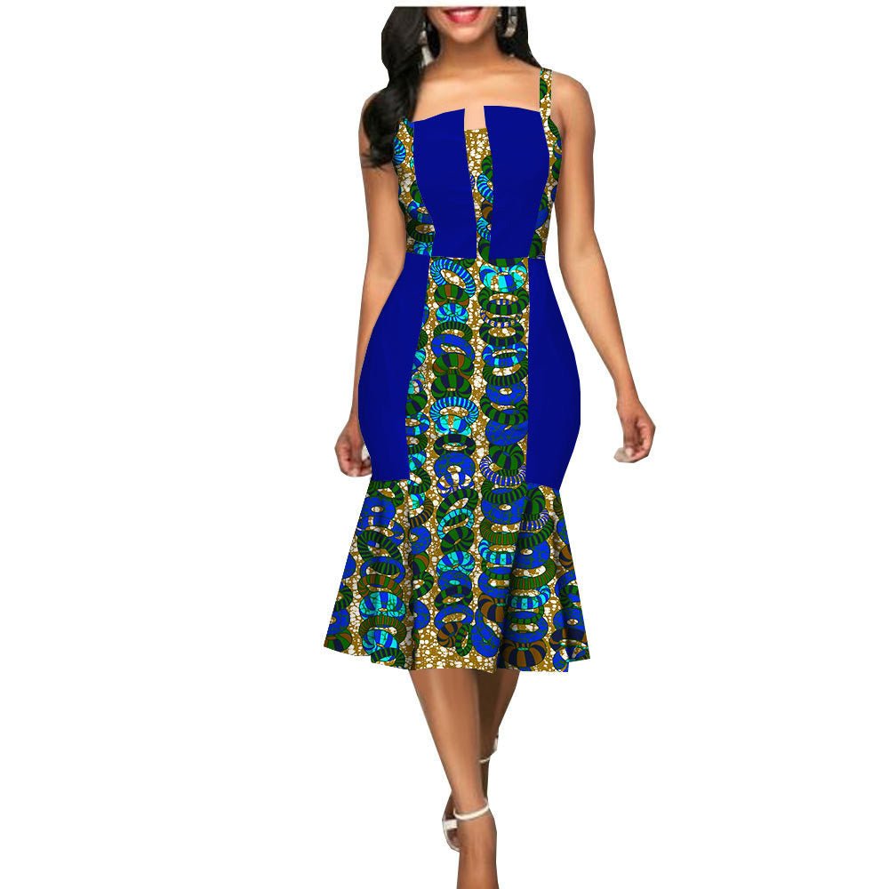 African Custom Summer Dress Women'S Party Dress African Clothes Summer Dress - Muhaab
