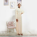 African solid color dress - Muhaab