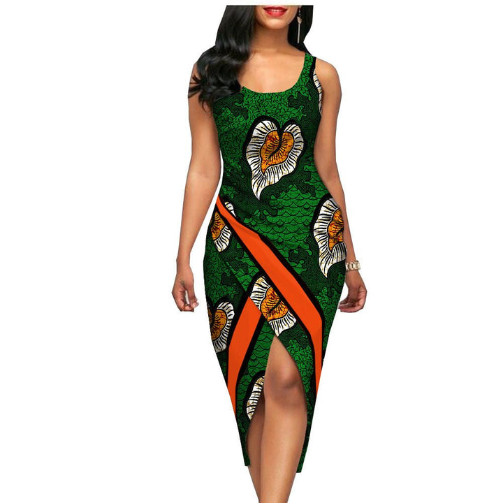 African Spring Casual Dress - Muhaab