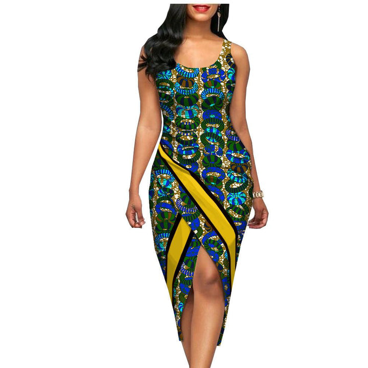 African Spring Casual Dress - Muhaab