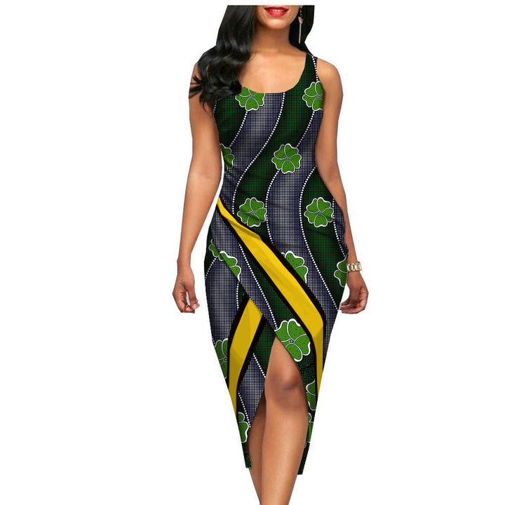 African Spring Casual Dress - Muhaab