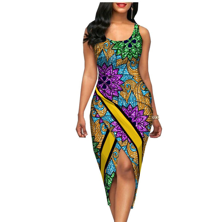 African Spring Casual Dress - Muhaab