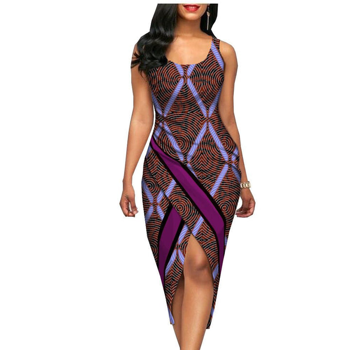 African Spring Casual Dress - Muhaab