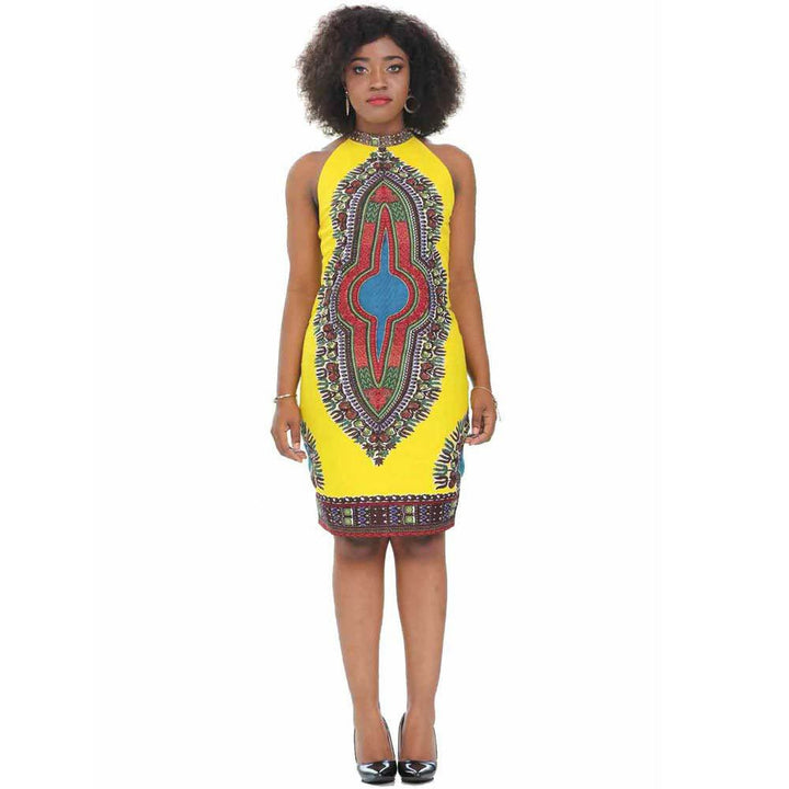 African wax cloth dress - Muhaab