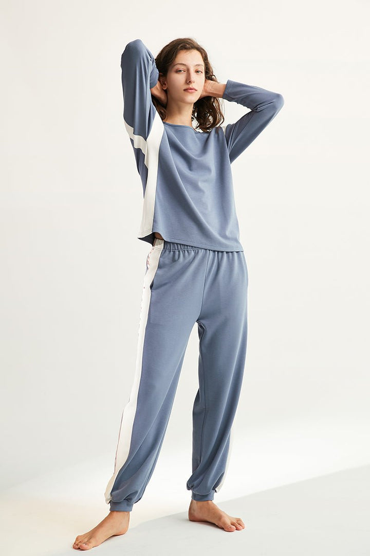 Air Cotton Men's And Women's Loose-fitting Sweaters, Home Wear, Pajamas, Two-piece Suit - Muhaab